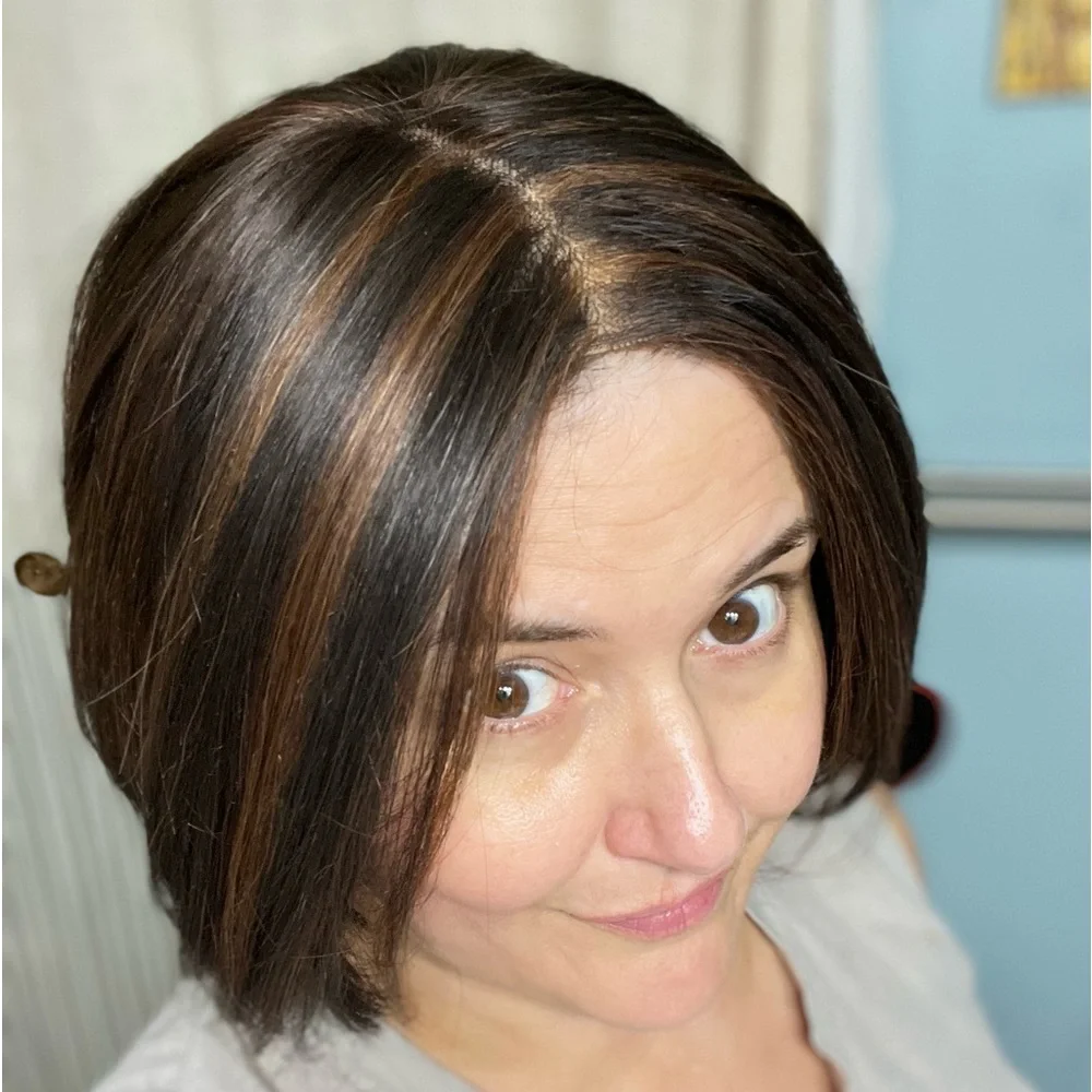 JOHN RENAU CHERRY CHOCOLATE HIGH DENSITY WIG TOPPER